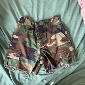 Camouflage Cargo Vintage Shorts